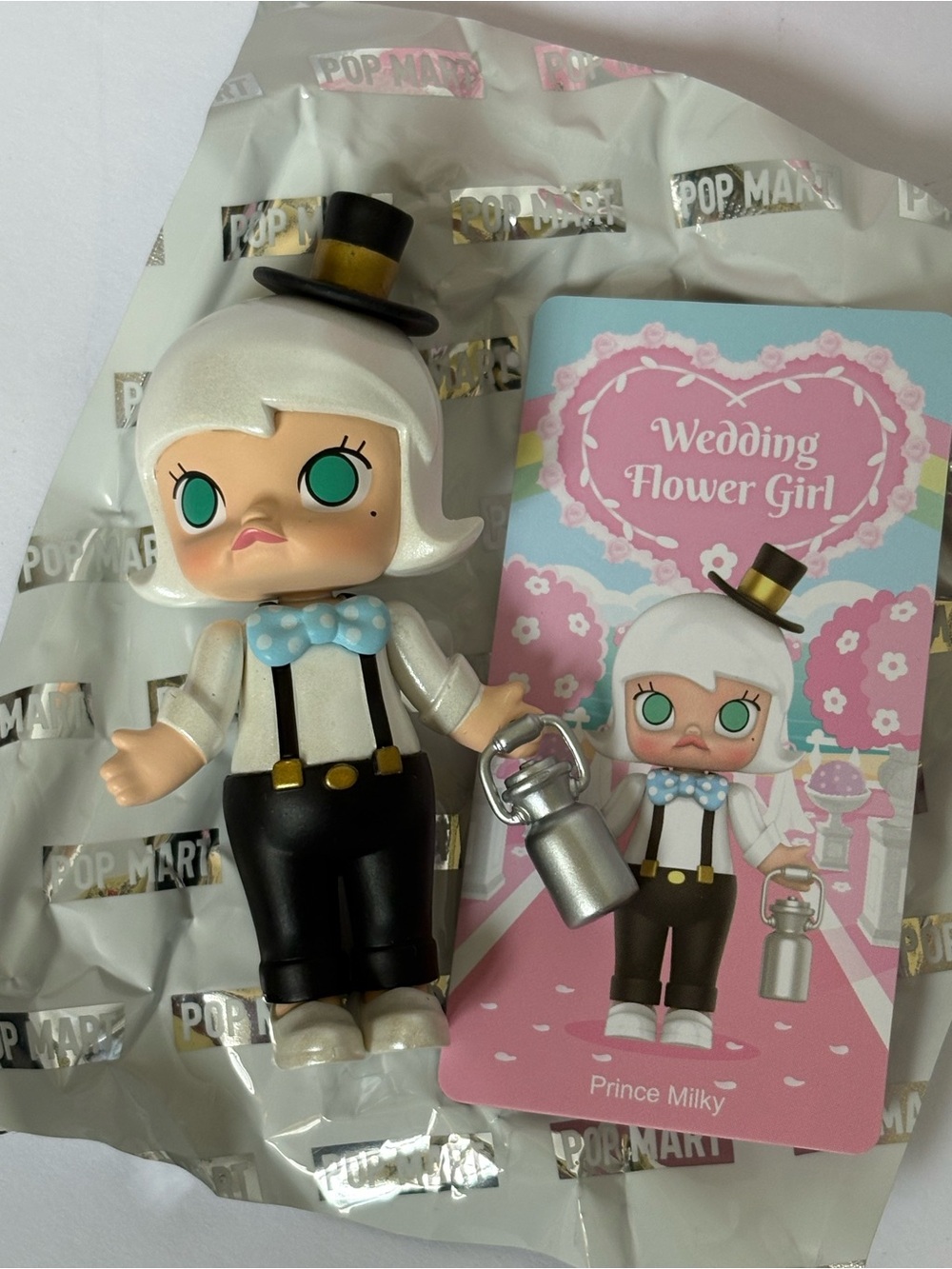 Pop Mart x Kennyswork 'Prince Milky' DISCONTINUED Wedding Flower Series